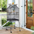 57-Inch Rolling Open Top Roof Bird Cage